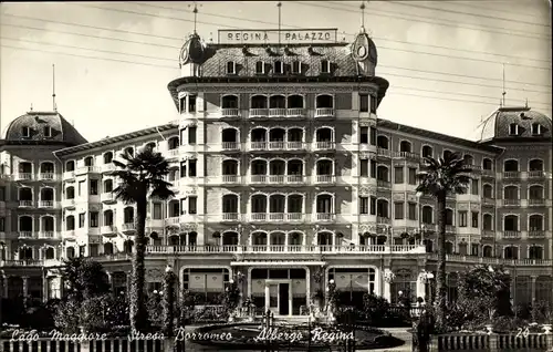 Ak Stresa Piemont Italien, Cago Maggiore, Stresa Borromeo, Albergo Regina