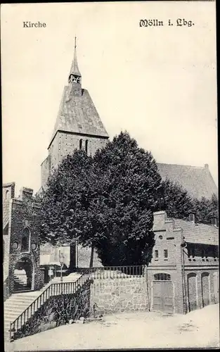 Ak Mölln im Herzogtum Lauenburg, Kirche