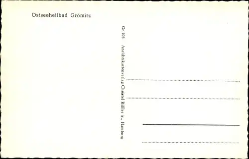 Ak Ostseebad Grömitz in Holstein, Strand, Strandkörbe, Badegäste, Promenade