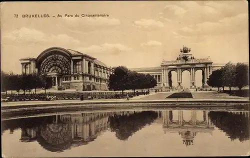 Ak Brüssel Brüssel, Im Parc du Cinquantenaire