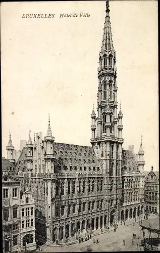 Ak Bruxelles Brüssel, Rathaus