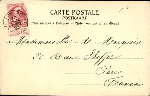 Ak Antwerpen Antwerpen Flandern, Häuser des Grand'Place