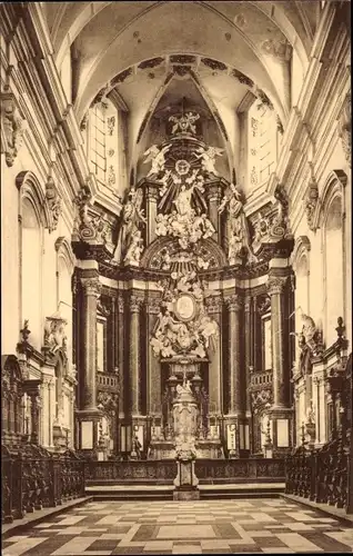 Ak Ninove Ostflandern, Pfarrkirche