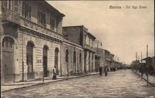 Ak Messina Sizilien, Via Ugo Bassi