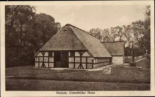 Ak Husum in Nordfriesland, Ostenfelder Haus