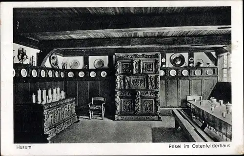 Ak Husum in Nordfriesland, Pesel im Ostenfelderhaus