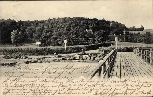 Ak Rønsheved Randershof Dänemark, An der Flensburger Förde