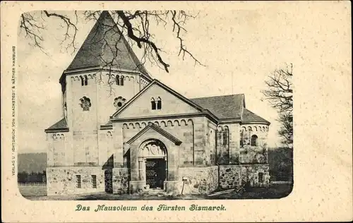 Ak Friedrichsruh Aumühle im Herzogtum Lauenburg,  Mausoleum des Fürsten Bismarck