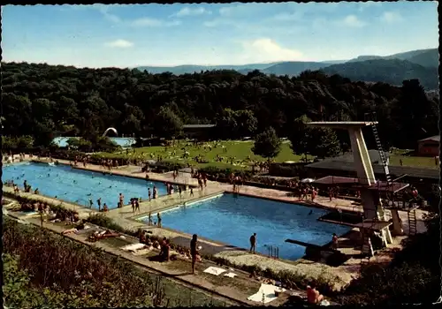 Ak Baden Baden am Schwarzwald, Hardberg Schwimmstadion