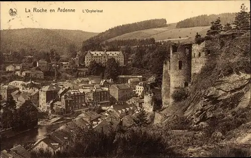 Ak La Roche en Ardenne Wallonie Luxemburg, das Waisenhaus