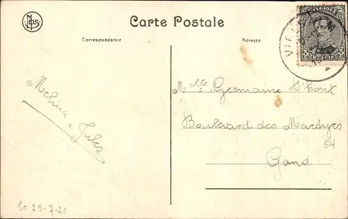 Ak Vielsalm Wallonien Luxemburg, Villa des Roses