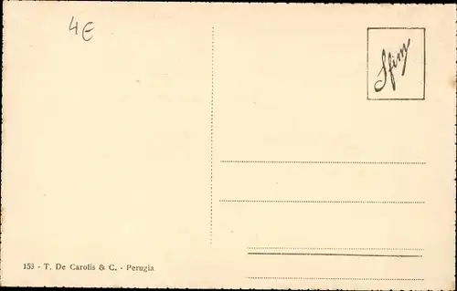 Künstler Ak Perugia Umbria, Via Appia