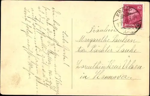 Ak Kropp in Schleswig, Inneres, Kirche, Orgel