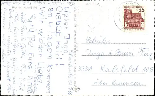 Ak Klingberg Scharbeutz in Ostholstein, Boot, Fischernetze