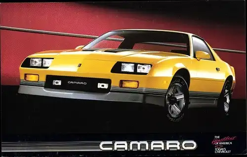Ak Gelbes Auto Camaro
