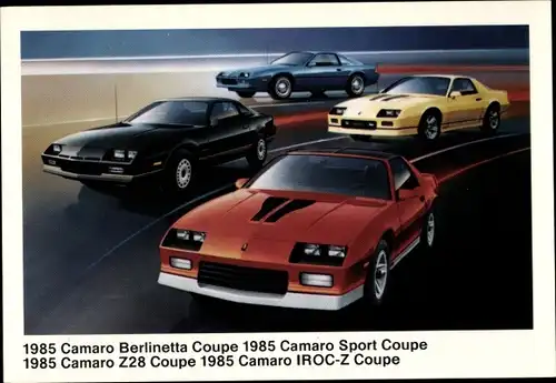 Ak Camaro-Autos, Camaro Berlinetta Coupe, Camaro Sport Coupe
