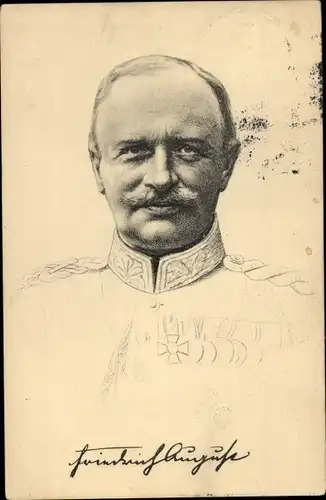 Ak König Friedrich August III. von Sachsen, Portrait