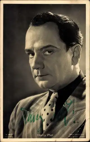 Ak Schauspieler Harry Piel, Portrait, Autogramm