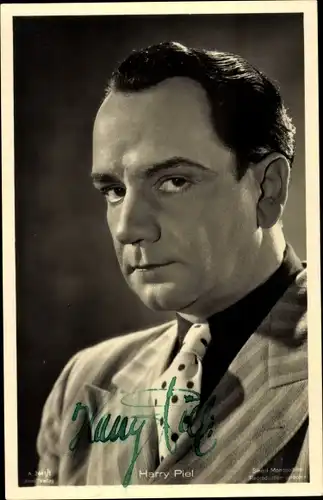 Ak Schauspieler Harry Piel, Portrait, Autogramm