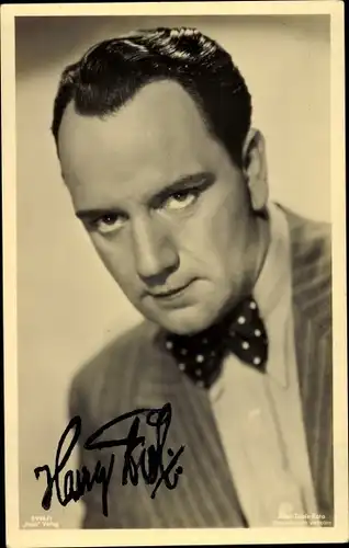 Ak Schauspieler Harry Piel, Portrait, Autogramm