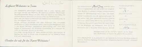 Klaap Ak Weilmünster im Taunus Hessen, Hotel Jung, innen und aussen