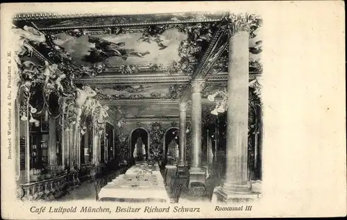 Ak München, Café Luitpold, Rococosaal III