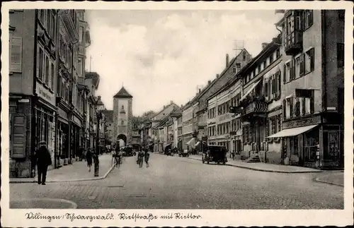 Ak Villingen Schwenningen im Schwarzwald, Am Riettor, Rietstraße
