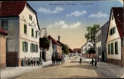 Ak Mechtersheim Römerberg in Rheinland Pfalz, Hauptstraße