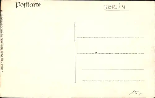 Ak Berlin Schöneberg Friedenau, Goßlerstraße?