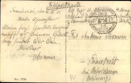 Ak Deutsche Soldaten, WK I, Schlachtfest