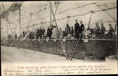Ak The Barnum and Bailey Greatest Show on Earth, Zirkus