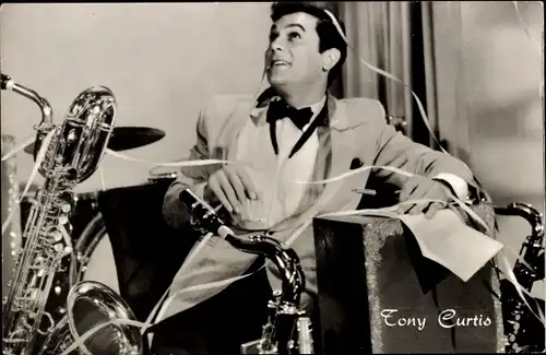 Ak Schauspieler Tony Curtis, Song Parade