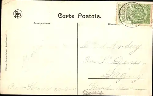 Ak Bon Secours Bonsecours Péruwelz Hennegau, L’Eglise