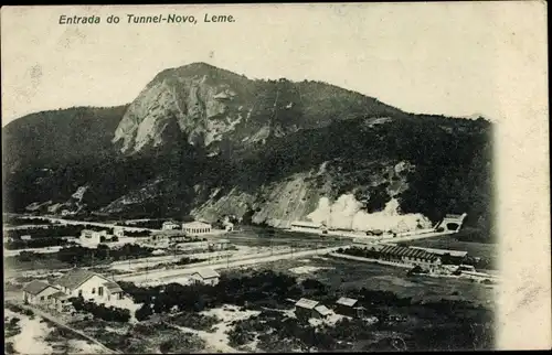 Ak Rio de Janeiro Brasilien, Leme, Tunnel Novo