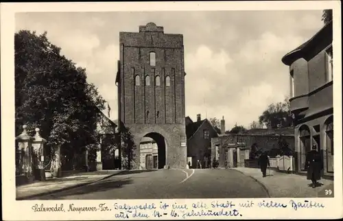 Ak Salzwedel in der Altmark, Neuperver Tor