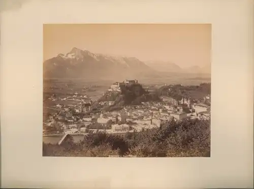 Foto Salzburg in Österreich, Panorama, Gebirge, Festung