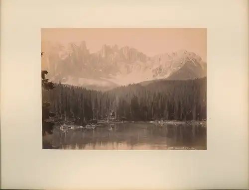 Foto Lago di Carezza Karersee Südtirol, Unterer Karersee