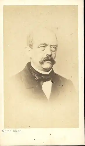 CdV Fürst Otto von Bismarck, Portrait