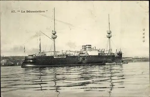 Ak Französisches Kriegsschiff, La Devastation