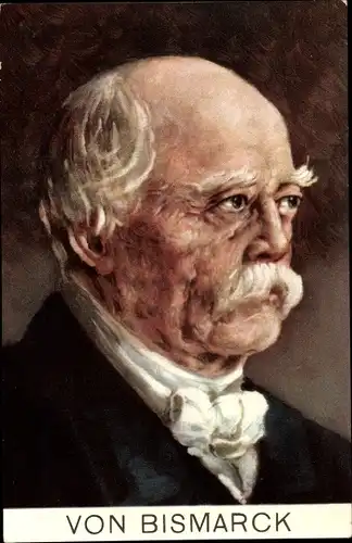 Künstler Ak Fürst Otto von Bismarck, Portrait, Stengel