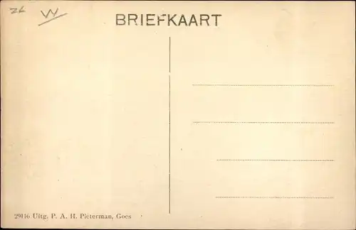 Ak Goes Zeeland Niederlande, Kai