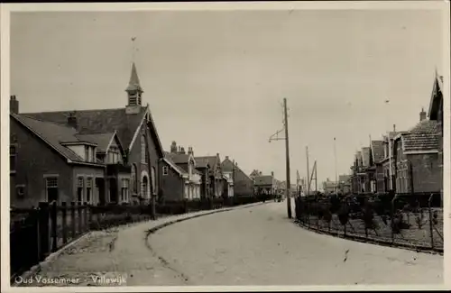 Ak Old Vossemeer Zeeland Niederlande, Wohngebiet