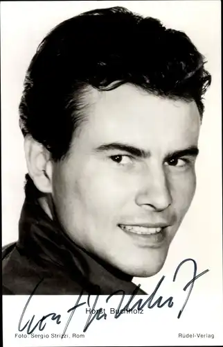 Ak Schauspieler Horst Buchholz, Portrait, Autogramm