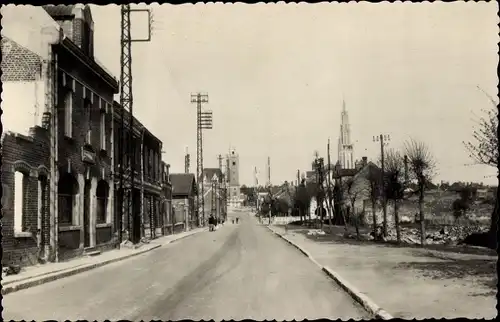 Ak Moreuil Somme, Rue Thier's