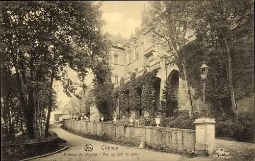 Ak Chimay Wallonien Hennegau, Schloss, Park