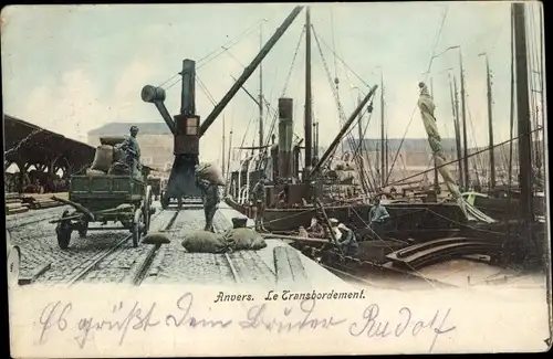 Ak Antwerpen Antwerpen Flandern, Umschlag