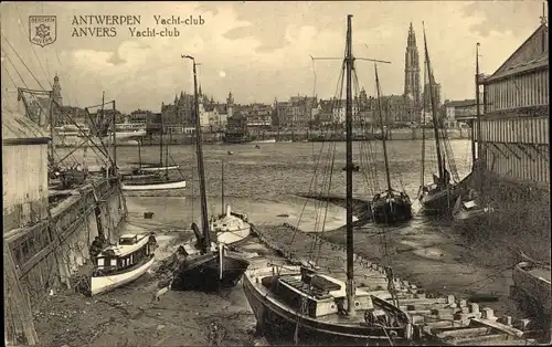 Ak Antwerpen Antwerpen Flandern, Yacht Club