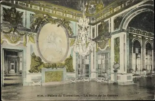 Postkarte Versailles Yvelines, Schloss, Kriegsraum