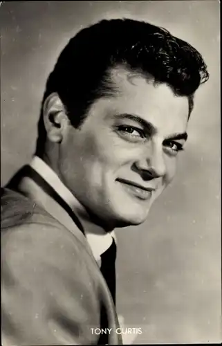 Ak Schauspieler Tony Curtis, Portrait