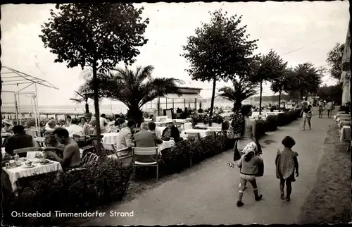 Ak Ostseebad Timmendorfer Strand, Promenade, Terrasse